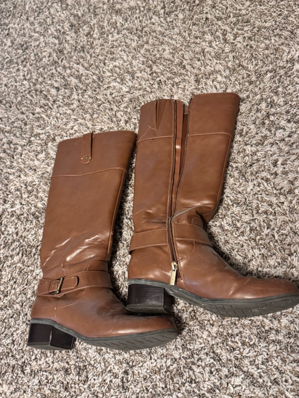 Bandolino Cognac Brown Over-the-Knee Riding Boots